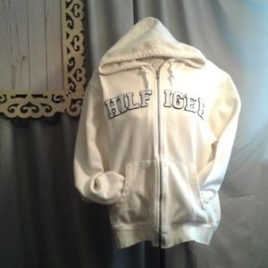 Tommy Hilfiger cream hoody.lrg